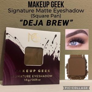 NWT Full Size! MAKEUP GEEK Square Matte Eyeshadow “DEJA BREW”